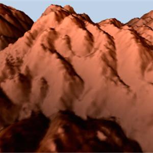 Three.js WebGL - 三维地形交互演示 (射线投射)