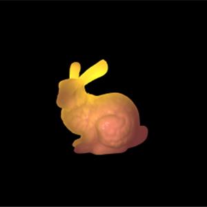 three.js webgl - Blinn-Phong着色演示中的快速次表面散射