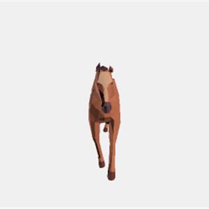Three.js WebGL - 马的变形目标动画