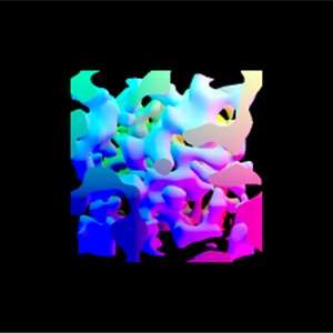 Three.js WebGPU 体积渲染示例 - 柏林噪声体积云